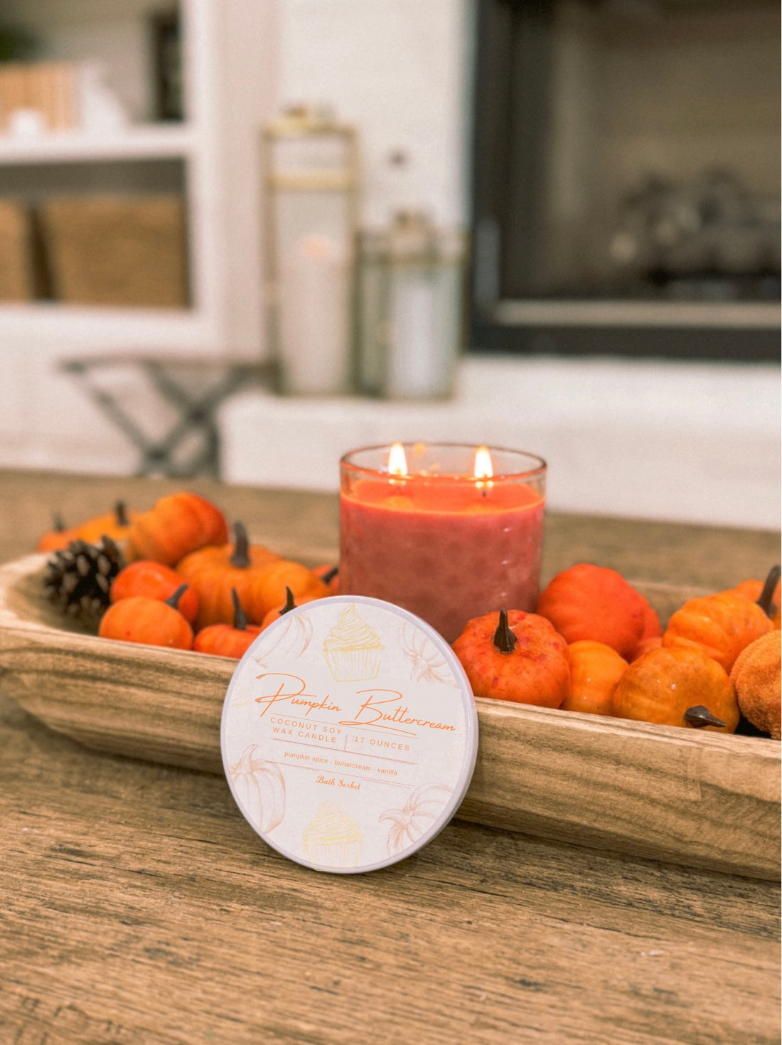Pumpkin Buttercream Candle