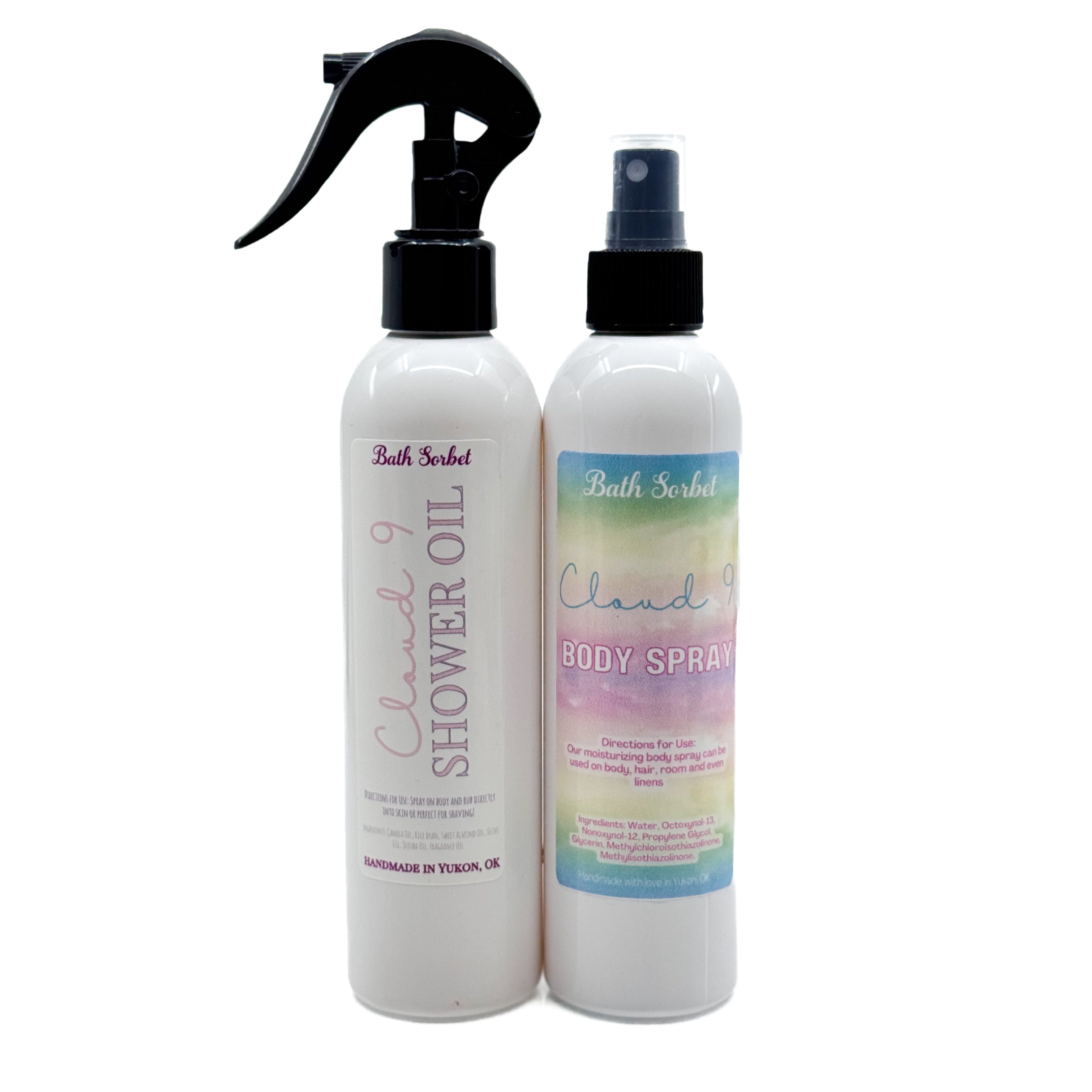 Cloud 9 Shower Oil & Body Spray Set