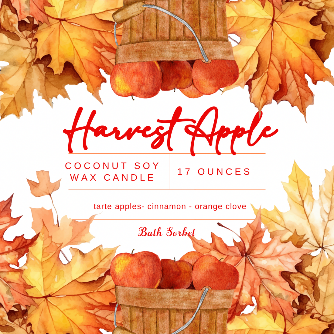 Harvest Apples Candle