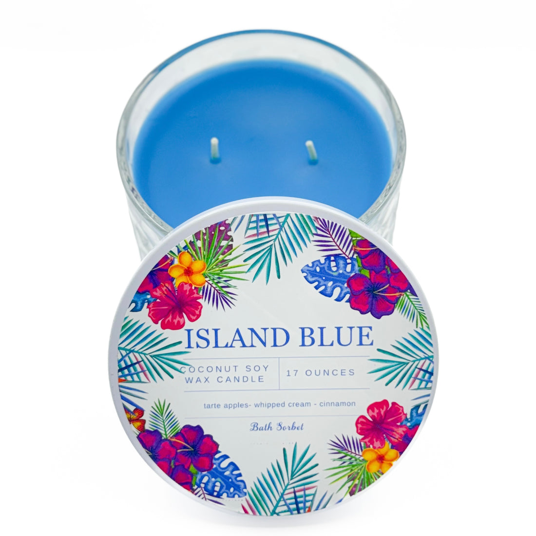 Island Blue Candle