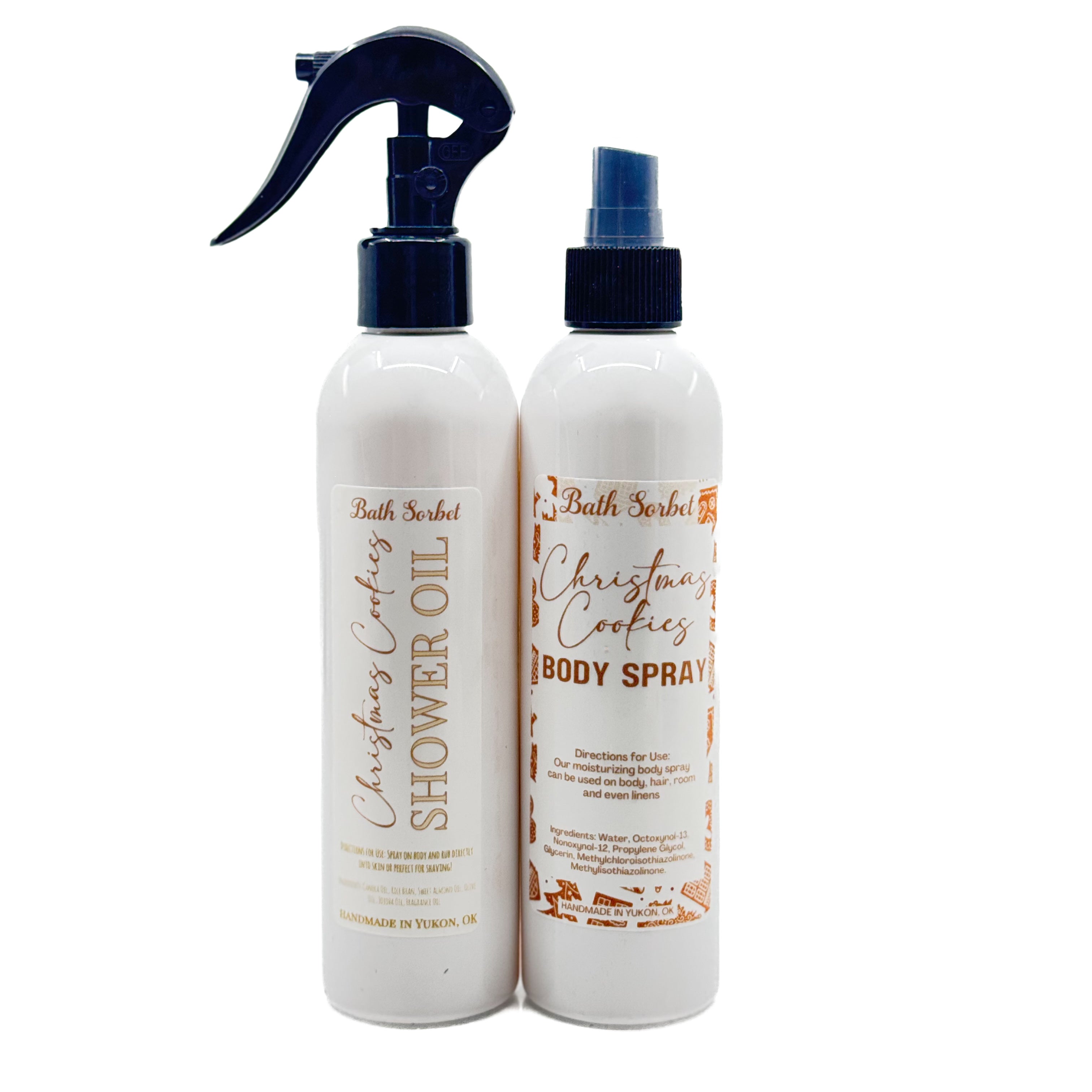 Christmas Cookies Shower Oil & Body Spray Set