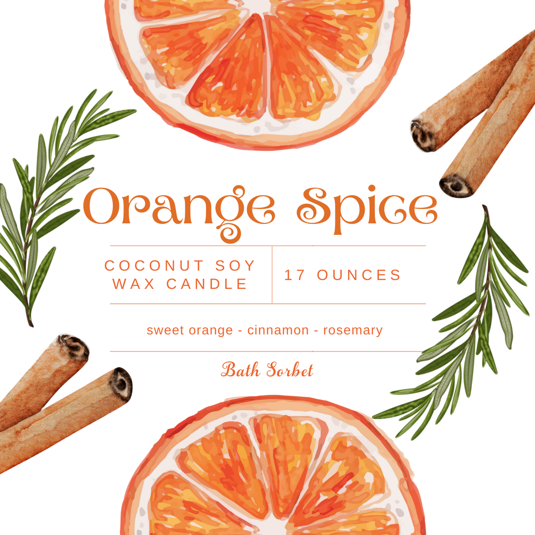 Orange Spice Candle