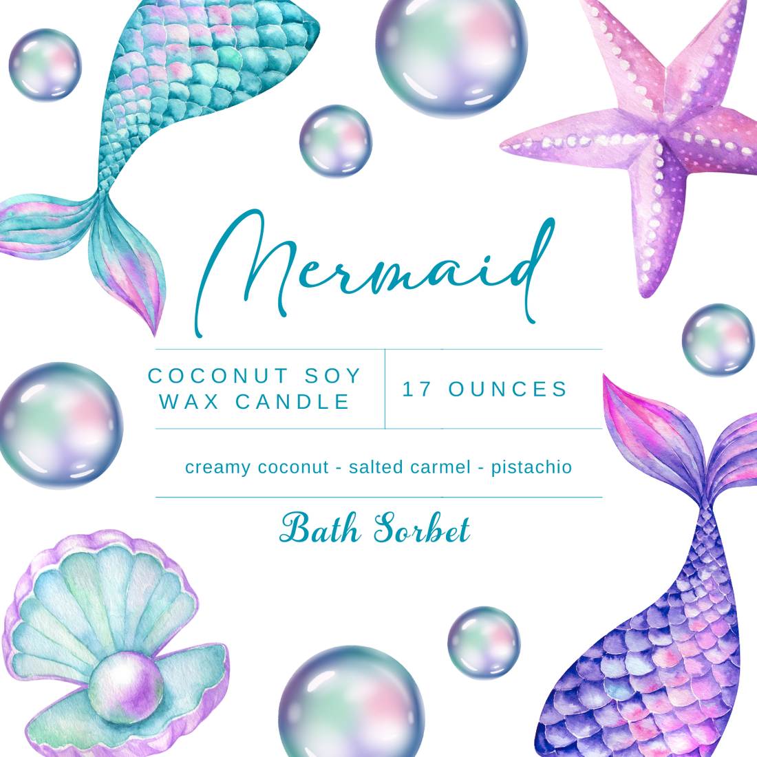 Mermaid Candle