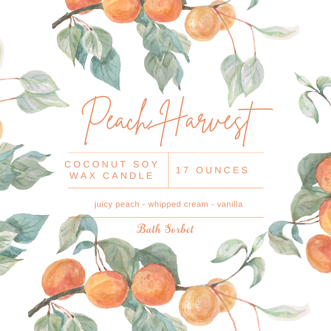 Peach Harvest Candle