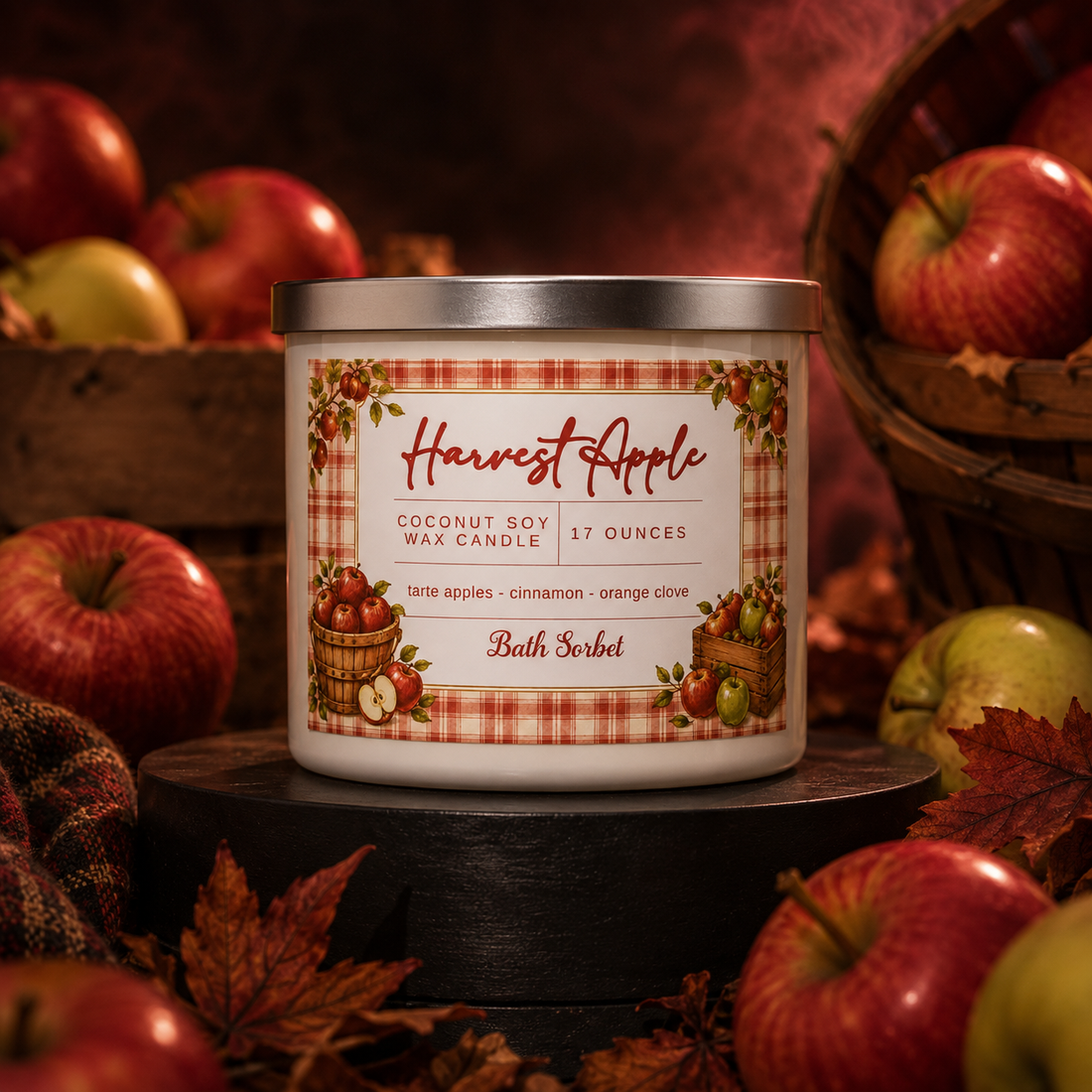 Harvest Apples Candle