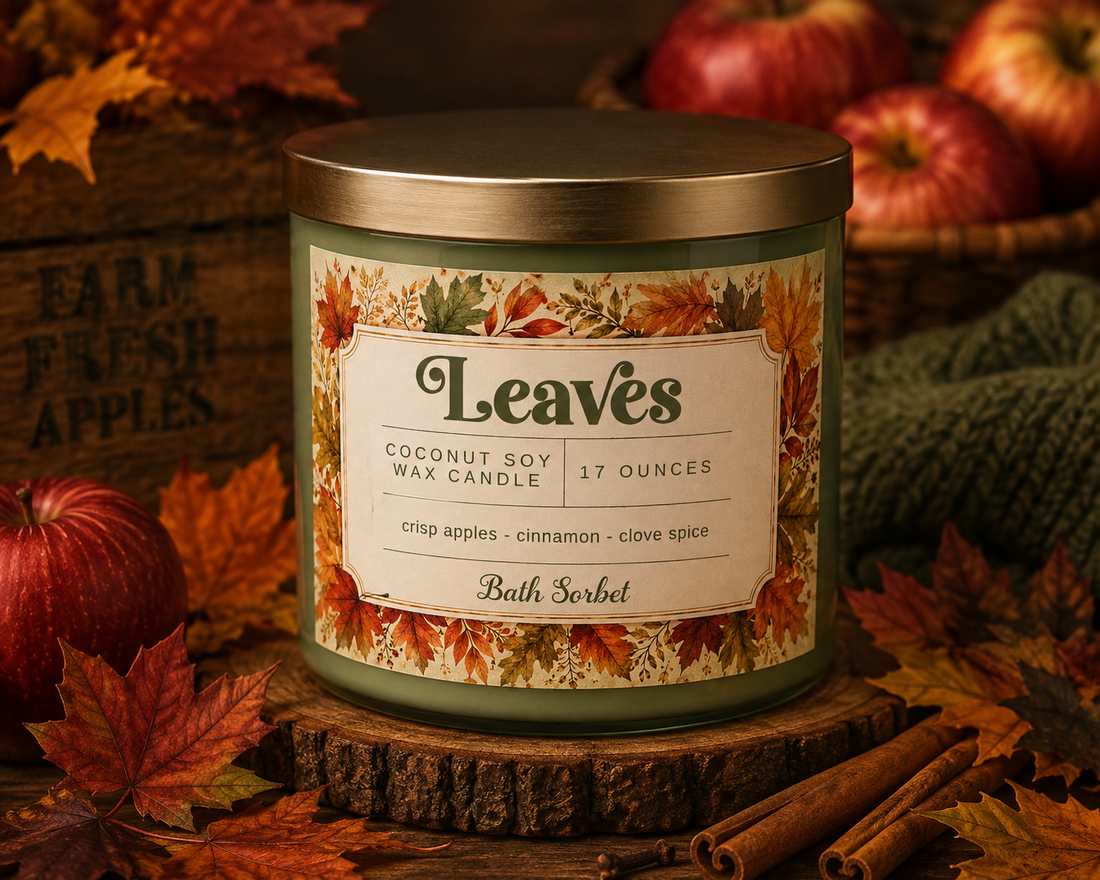Leaves Candle