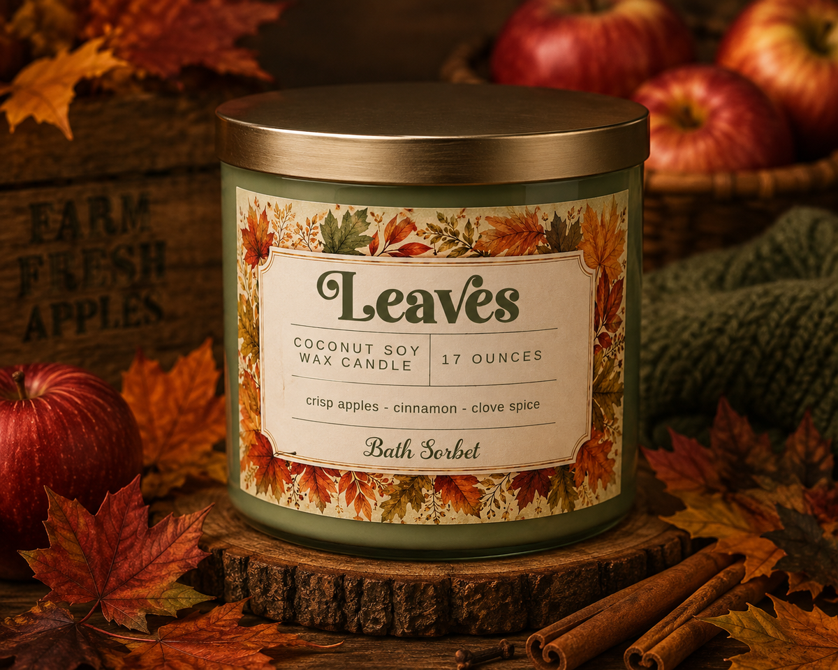 Leaves Candle