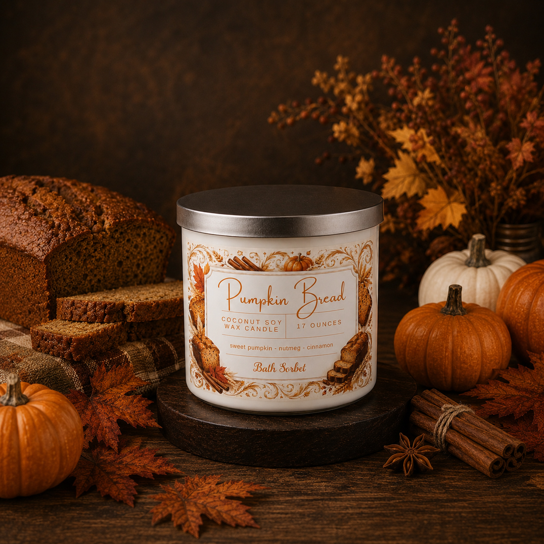 Pumpkin Bread Candle