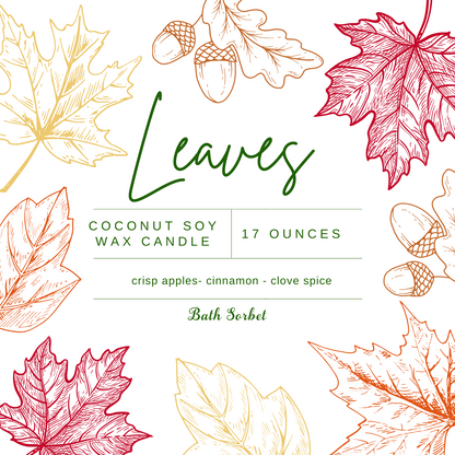 Leaves Candle