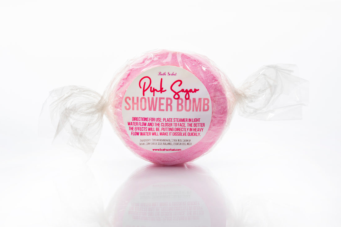 Pink Sugar Shower Bomb