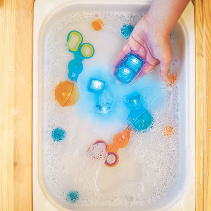 Cookie Monster Glo Pals - Light Up Cubes