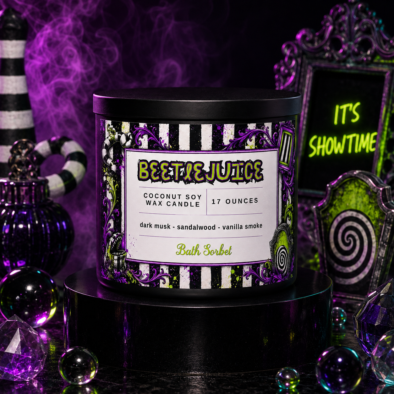 Beetlejuice Candle