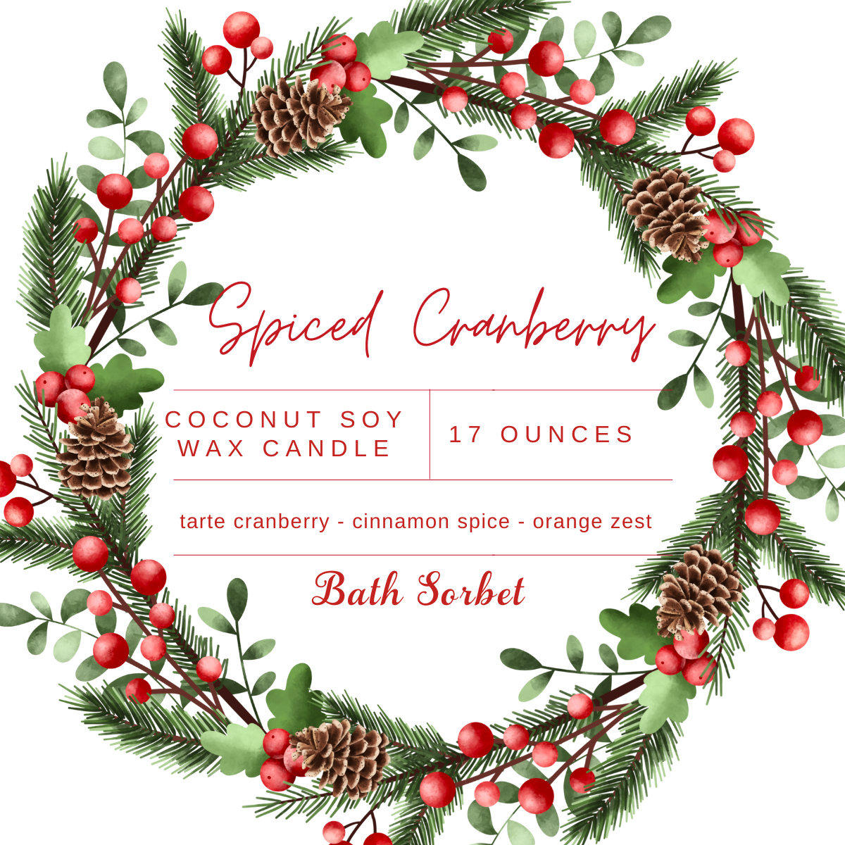 Spiced Cranberry Candle