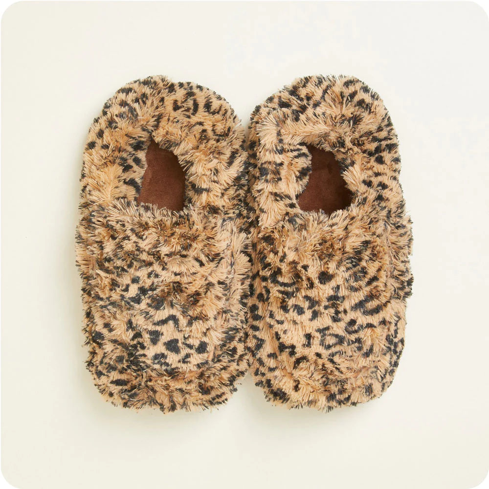 Leopard Warmies Slippers