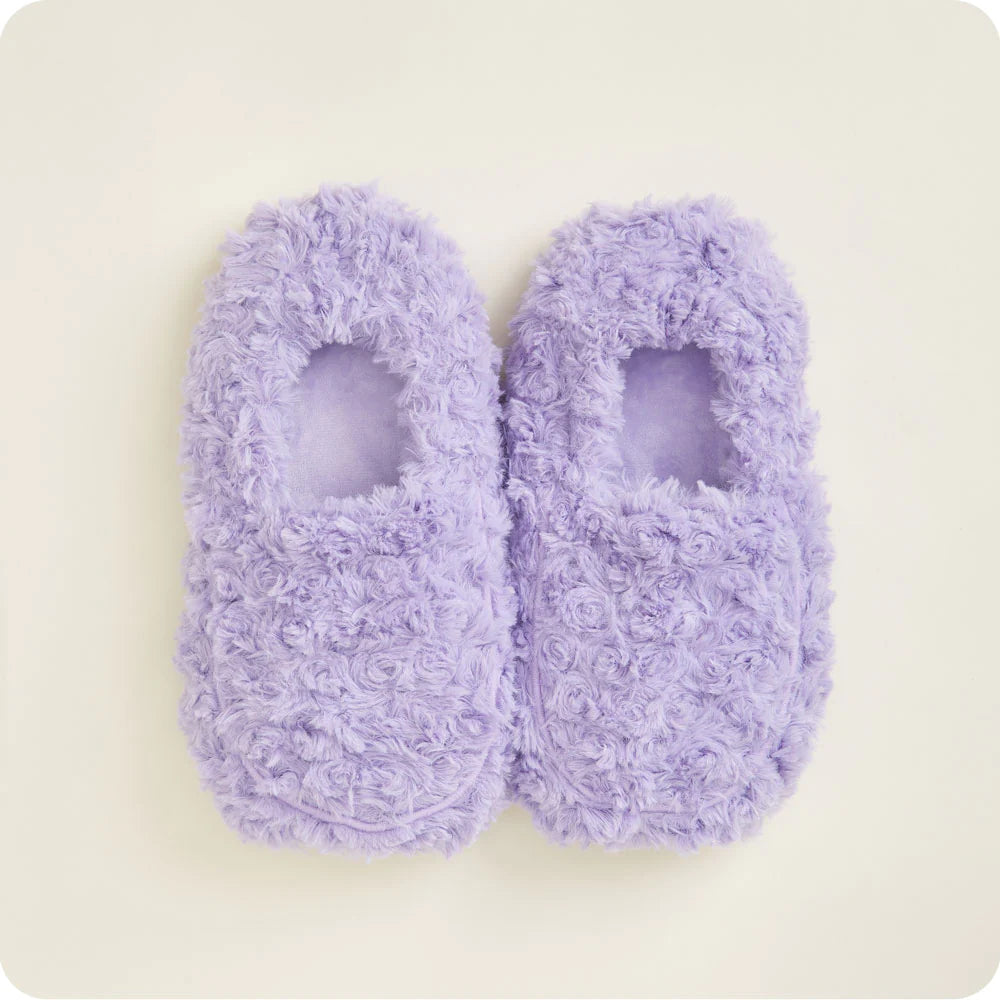 Purple Warmies Slippers