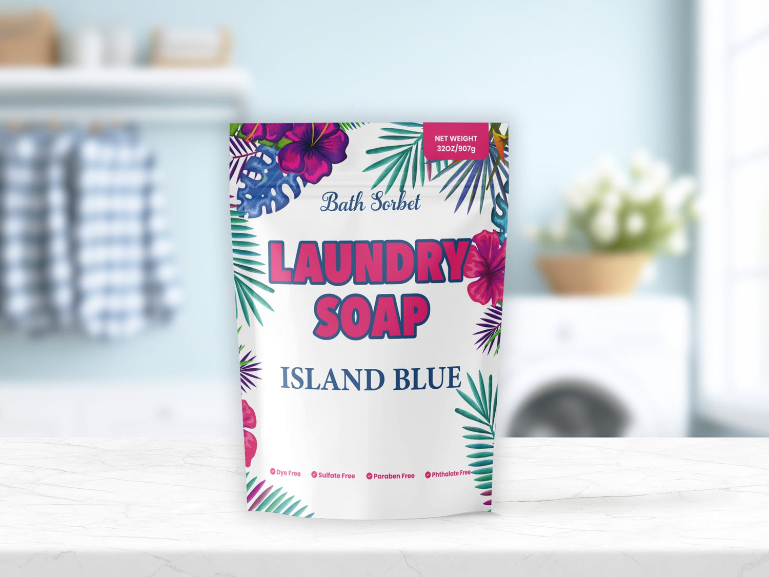 Island Blue Laundry Soap