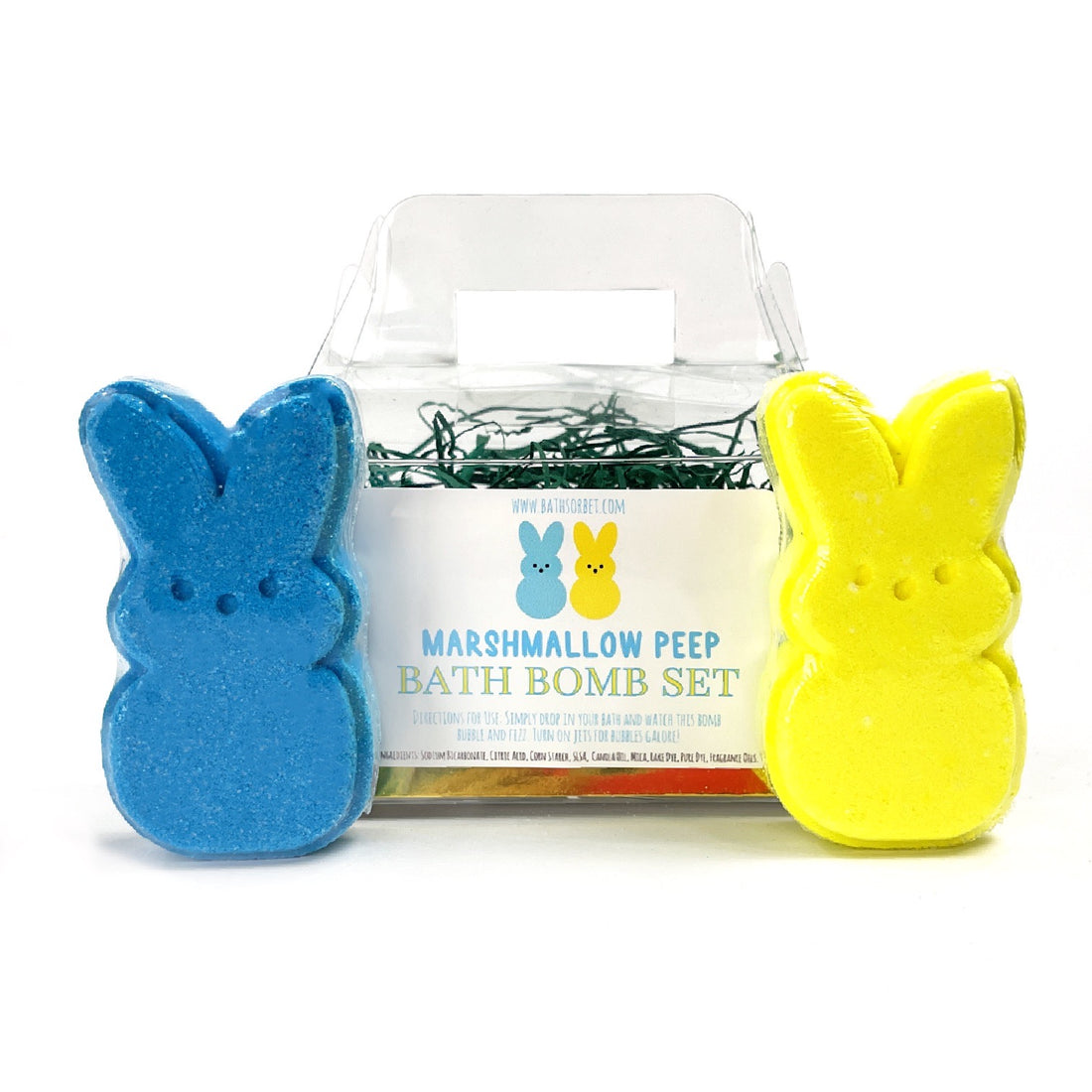 Marshmallow Peep Bath Bomb Set