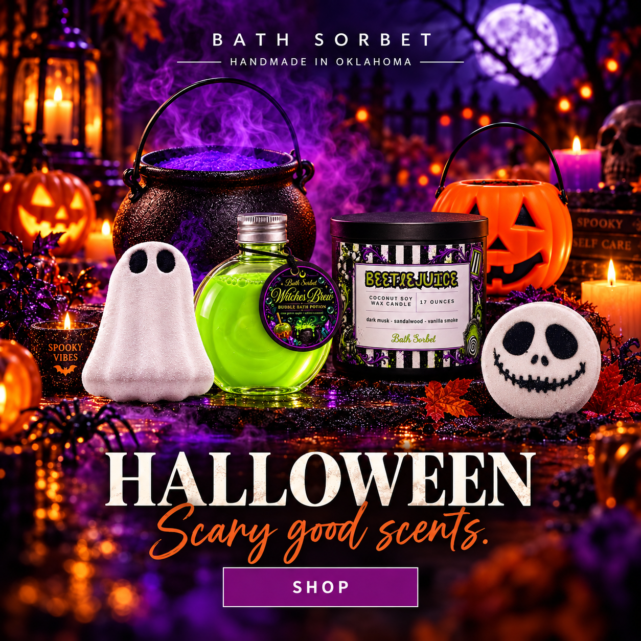 Bath Sorbet Halloween collection